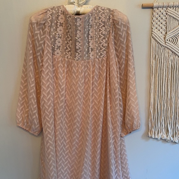 Anthropologie boho blush dress size small - Picture 5 of 10